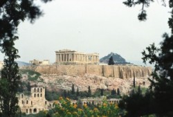 Az Akropolisz látképe