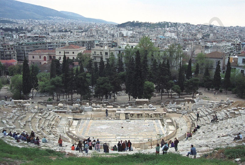A Dionüszosz Színház maradványai